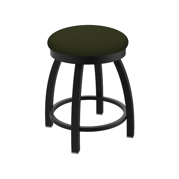 18" Swivel Vanity Stool, Black Wrinkle, Canter Pine Seat